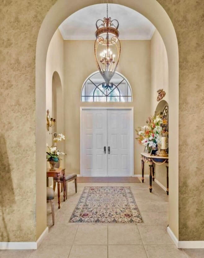 Layered Palm Beach interior