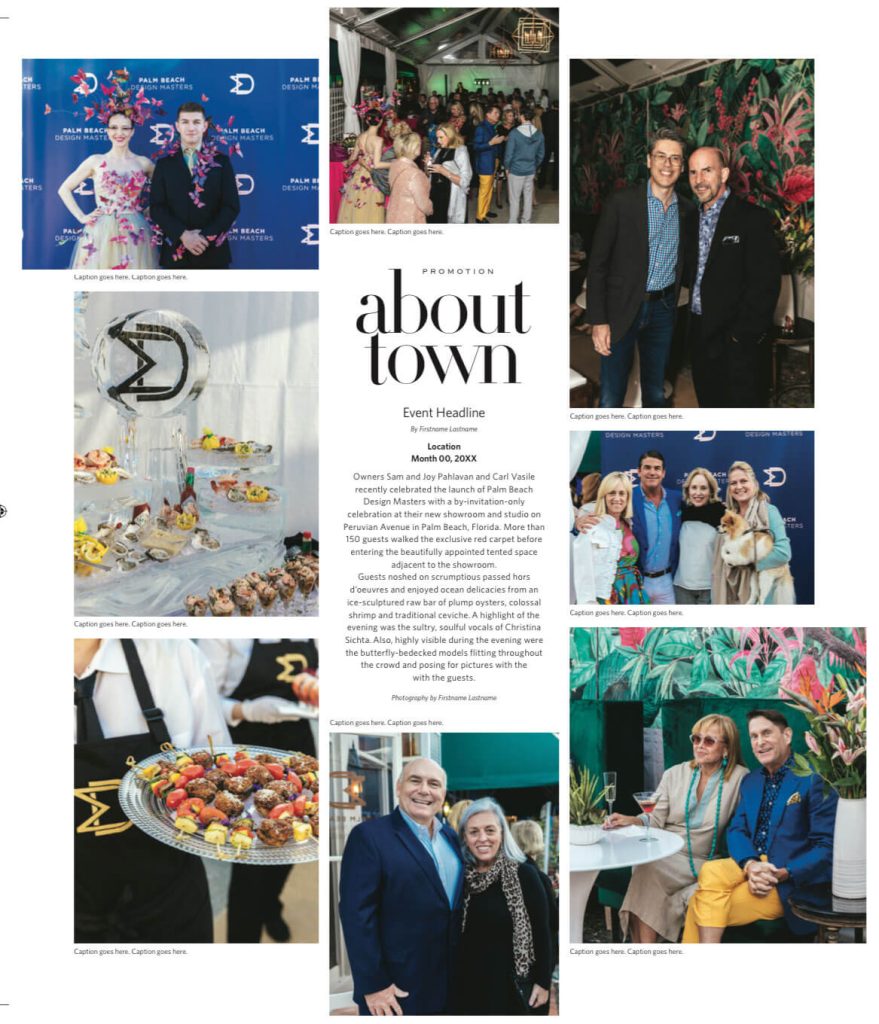 Editorial coverage of a studio interior